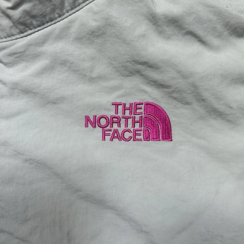 The North Face Girls XL (18) Oso Plush Fleece Full Zip Jacket-Gray‎ w/ Pink